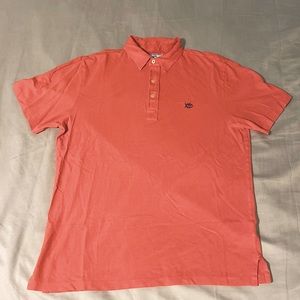 Men’s L Southern Tide Salmon Pink Beach Polo Shirt